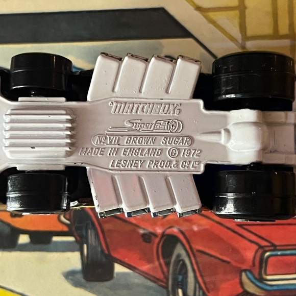 RARE Vintage Matchbox Superfast 1972 Brown Sugar Charger No. VII Lesney England - Picture 9 of 9